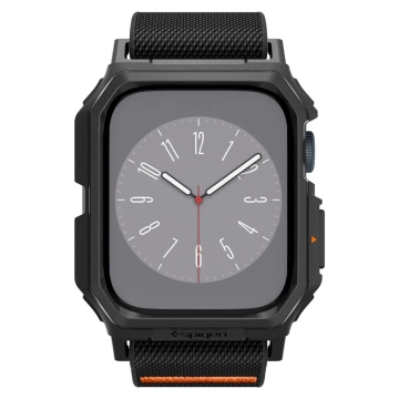 Spigen Lite Fit PRO Schutzhülle für Apple Watch 4 / 5 / 6 / 7 / 8 / 9 / SE (44 / 45 MM) Mattschwarz