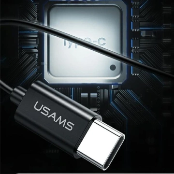 USAMS Stereo Kopfhörer EP-43 Metall USB-C dunkelgrün/dunkelgrün HSEP4302