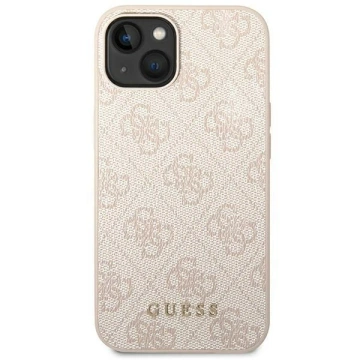 Etui Guess GUHCP14MG4GFPI für Apple iPhone 14 Plus 6,7" różowy/pink Hard Case 4G Metal Gold Logo