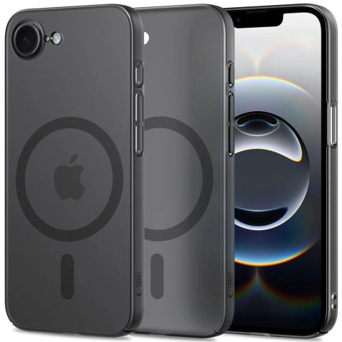 Etui für iPhone 16e Tech-Protect MagSlim MagSafe Mattschwarz