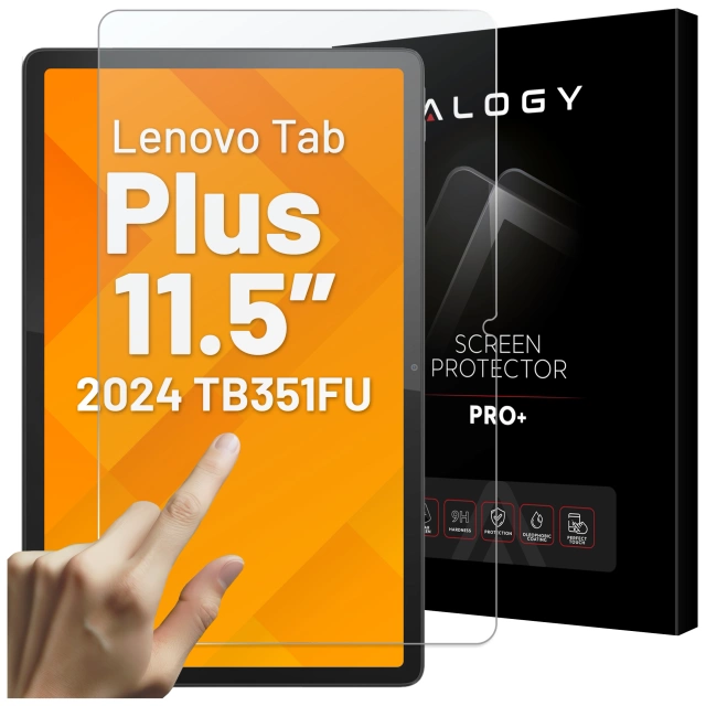 Szkło hartowane do Lenovo Tab Plus 11.5" 2024 TB351FU TB351 Alogy Screen Protector Pro+ 9H ochronne na ekran