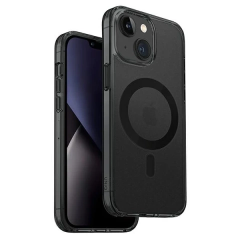 UNIQ LifePro Xtreme Handyhülle für Apple iPhone 14 Plus 6,7" Magclick Charging Black/Frost Smoke