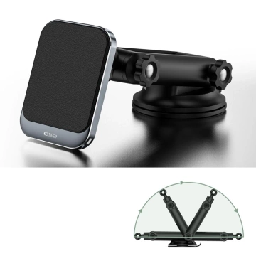 Magnetische Induktions-Autohalterung MM15W-V2, magnetische MagSafe-Armaturenbrett-Autohalterung, kabelloses Ladegerät, 15 W, Schwarz