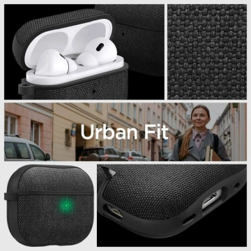 Spigen Urban Fit Schutzhülle für Apple AirPods Pro 1/2 Schwarz