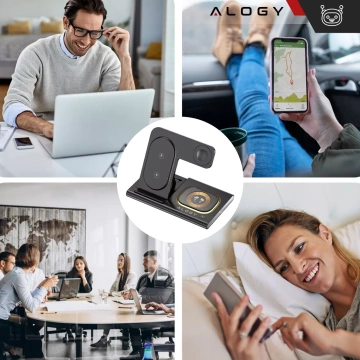 Kabelloses Ladegerät für Samsung: 3-in-1 kabellose Ladestation für Samsung Galaxy Watch 7/6/5/4/3 Pro Classic, Galaxy Buds für S24 Ultra, S23, S22, S21, S20, Note 20/10, Z Fold