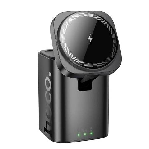 Hoco CQ20 Ładowarka Indukcyjna 3w1 15W Smartfon Apple Watch Słuchawki Czarna