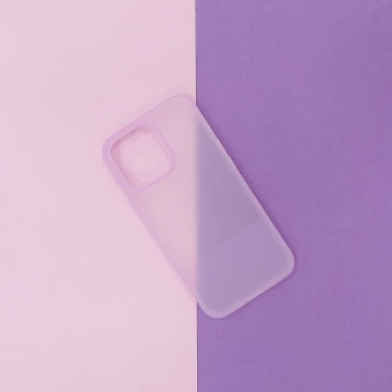 Kingxbar Plain Series Hülle für iPhone 13 Pro Max Silikonhülle lila