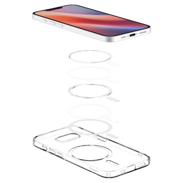 Etui für iPhone 16e Spigen Liquid Crystal Mag MagSafe Clear