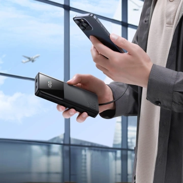 Joyroom 10000 mAh 22,5 W Powerbank mit 2 Kabeln – Bereit zum Aufladen