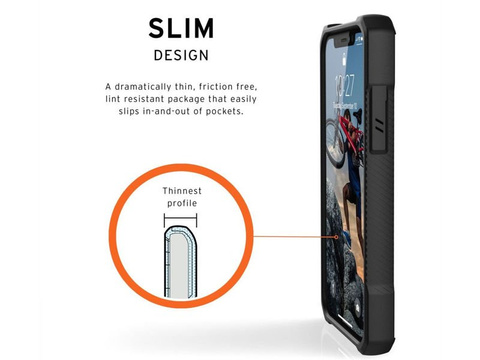 Etui UAG Urban Armor Gear Monarch für iPhone 11 Pro Crimson Red Leather