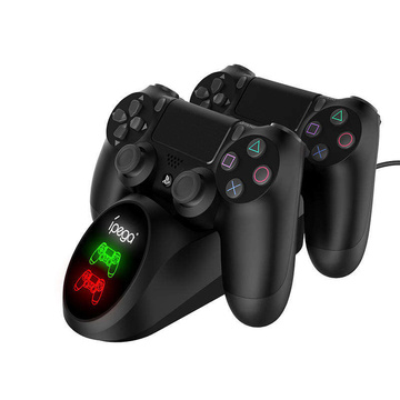 Doppelte Dockingstation für Controller/GamePad für PS4 iPega PG-9180 (Schwarz)