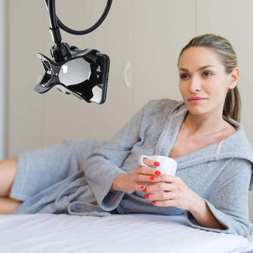 Alogy Flex Holder with Desktop Clip Flexible Tripod Universelle Telefonhalterung / Schwarz