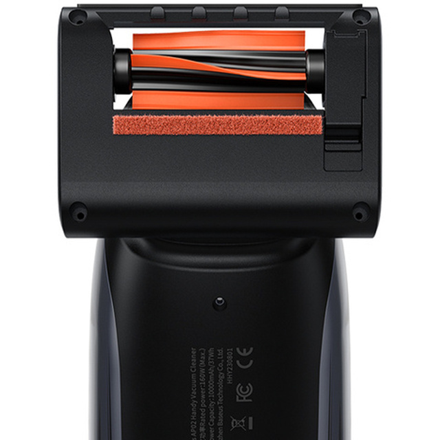 Odkurzacz bezprzewodowy ręczny mały samochodowy bezworkowy Baseus AP02 6000Pa 160W HEPA (czarny)