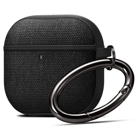 Etui do Apple AirPods 4 Spigen Urban Fit Black + Karabińczyk