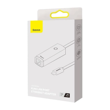 USB-C-zu-RJ45-Netzwerkadapter der Baseus Lite-Serie, 100 Mbit/s (schwarz)