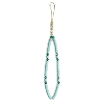 Guess zawieszka GUUSTPEARP Phone Strap niebieski Heishi Beads