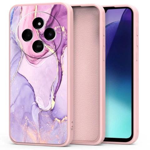 Etui Icon do Xiaomi Redmi 14C / POCO C75 Tech-Protect Marble Silikonowe
