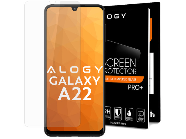 Alogy gehärtetes Glas für Bildschirm für Samsung Galaxy A22 4G