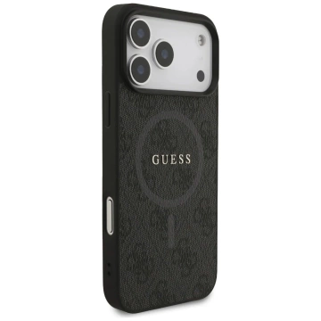 Etui do iPhone 17 Pro Max Guess 4G Ring Classic Logo MagSafe Black