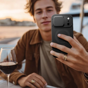 Etui Tech-Protect Kevlar Aura MagSafe do iPhone 17 Pro Max, czarne