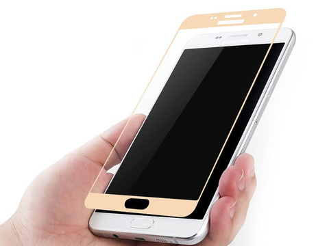 Gehärtetes Glas Vollbild Samsung Galaxy A5 2016 Pink