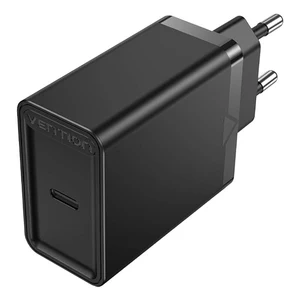 Vention FAIB0-EU USB-C 30W PD3.0 QC4.0 Wandladegerät Schwarz