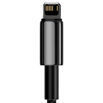 Baseus Tungsten USB-Kabel - Lightning 2,4 A 2 m schwarz (CALWJ-A01)