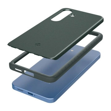 Samsung Galaxy S25 Abyss Green Spigen Thin Fit Mag MagSafe Hülle