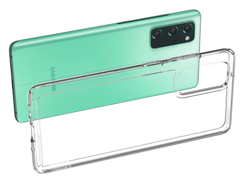 Spigen Ultra Hybrid Hülle für Samsung Galaxy S20 FE Crystal Clear Alogy Vollglas