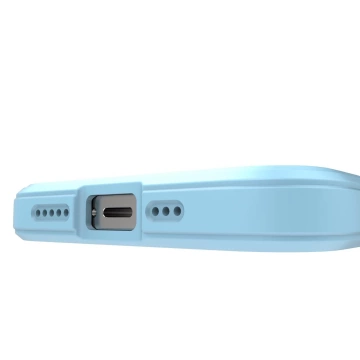 Magic Shield Case Hülle für iPhone 13 Pro Max flexible Panzerhülle hellblau