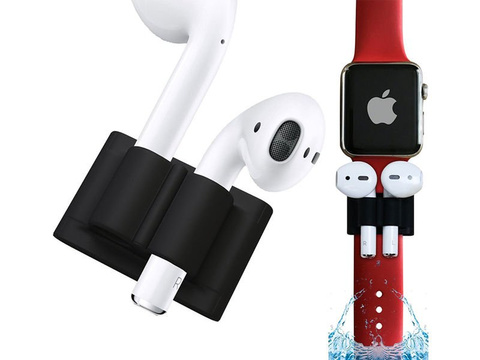 Silikonbandhalterung für Apple Airpods Weiß