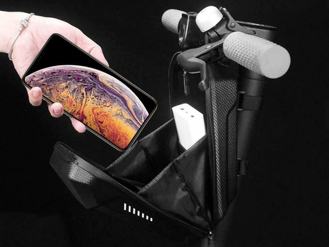 Pouch Scooter Pouch Holder Wildman Tasche Scooter 3L L Schwarz