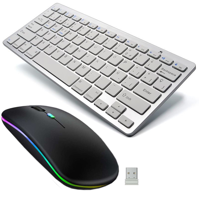 Universelle kabellose Bluetooth-Tastatur für iPad iMac iOS Android Windows Alogy Mouse