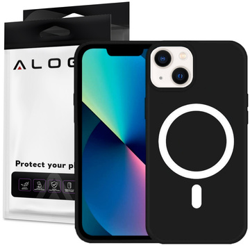 Etui do MagSafe Ultra Slim Mag Alogy do ładowarek Qi do Apple iPhone 13 Mini Czarne