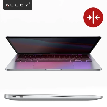 Magnetische Sichtschutzfolie für MacBook Air 13" (2018–2021) – Sichtschutz, einfache Anbringung, Aufbewahrungshülle, Blendschutz – Alogy SecureView™