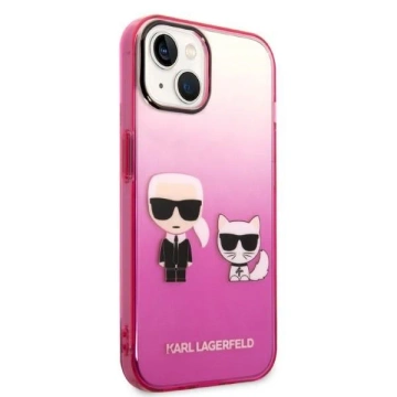 Etui Karl Lagerfeld KLHCP14MTGKCP do iPhone 14 Plus 6,7" hardcase Gradient Ikonik Karl & Choupette