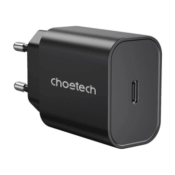 Choetech Q5004-BK-V2 USB-C PD Ladegerät 20W Schwarz