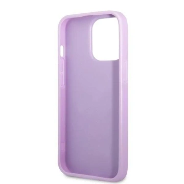 Etui Guess GUHCP13XPS4MU für Apple iPhone 13 Pro Max 6,7" lila/lila Hardcase Saffiano 4G Small Metal Logo