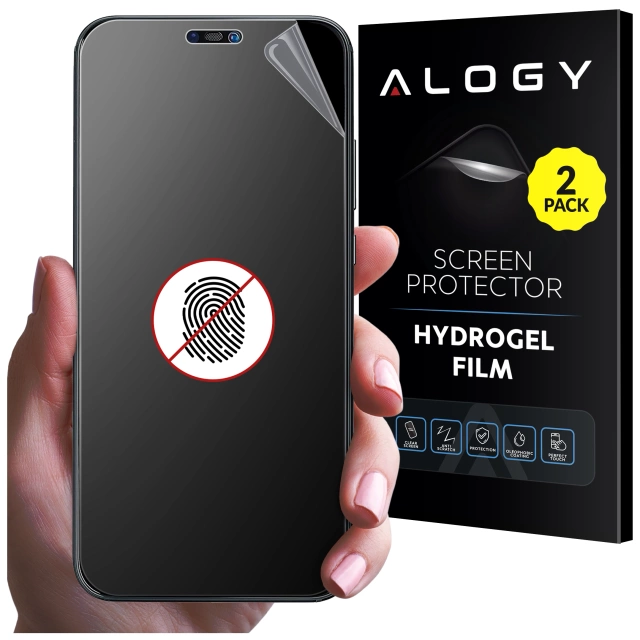2x Folia "MATOWA" do Huawei P20 Lite Hydrożelowa Alogy HydroSkin Matte Pro™ na ekran do etui "BEZ ODCISKU PALCÓW"