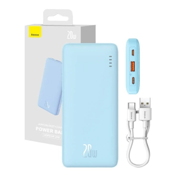 Baseus Airpow 10000 mAh 20W Powerbank Blau