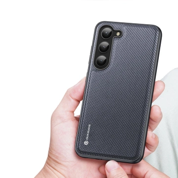 Etui ochronne Dux Ducis Fino do Samsung Galaxy S23+ pokrowiec z silikonową ramką szare