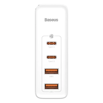 Baseus GaN2 Pro Schnellladegerät 100W USB / USB Type C Quick Charge 4 Power Delivery weiß (CCGAN2P-L02)