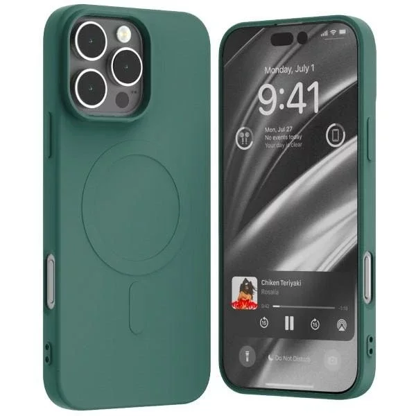 Etui Mercury MagSafe Semi-Silicone do iPhone 16 Pro Max 6,9" Zielony