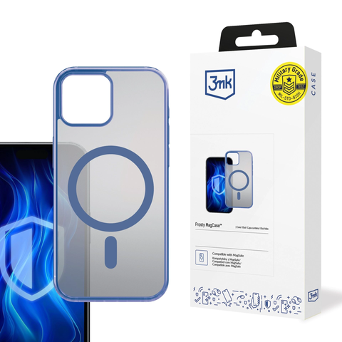 Etui für Apple iPhone 14 3mk Frosty MagCase Blue