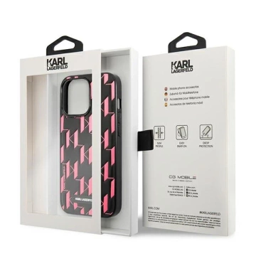 Etui Karl Lagerfeld KLHCP13XMNMP1P für iPhone 13 Pro Max 6,7" Hardcase Monogram Plaque