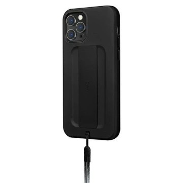 UNIQ Hülle Heldro iPhone 12 Pro Max 6.7 "schwarz / Mitternachtsschwarz Antimikrobiell