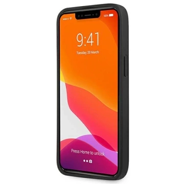 Etui BMW BMHCP13LRSPPR für Apple iPhone 13/ 13 Pro 6,1" Hardcase Leather Curve Perforate