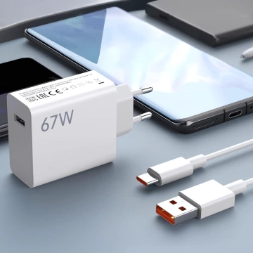 Xiaomi Original USB - USB-C Typ C Kabel stark schnell 120W PD 6A 1M Kabel Weiß