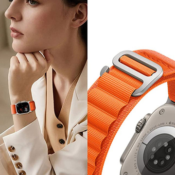 Alogy Sportarmband für Apple Watch 4/5/6/7/8/SE/Ultra (42/44/45/49 mm) Orange