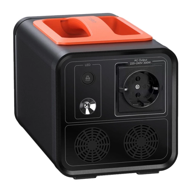 Choetech przenośna mobilna stacja zasilania ładująca 300W powerbank 20800 mAh USB Typ C / 3x USB / gniazdo zapalniczki / gniazdo DC Power Delivery Quick Charge FCP AFC czarny